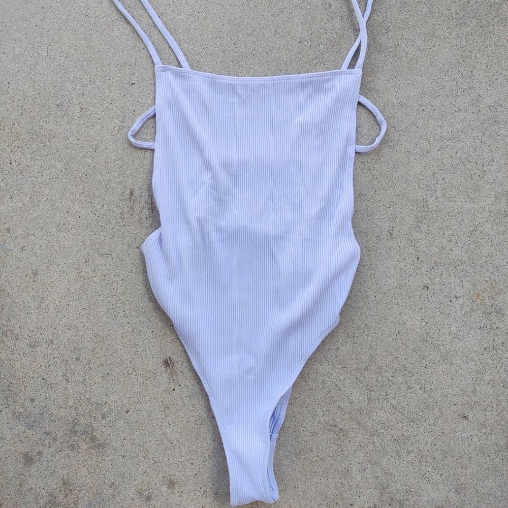 Out From Under Periwinkle Bodysuit